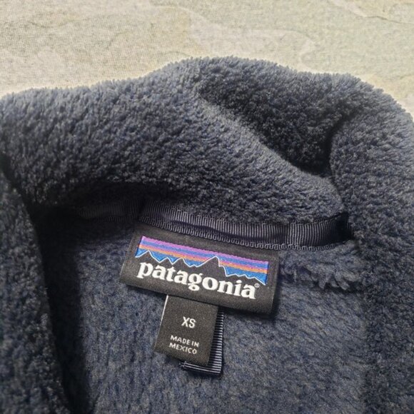 Patagonia Sweatshirt Womens XS Blue Re Tool Fleece Long Sleeve - Picture 5 of 12